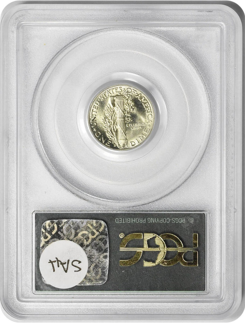 1944-D Mercury Silver Dime MS65FB PCGS-2