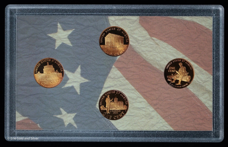 Juego de prueba del bicentenario de un centavo de Lincoln 2009-S-6