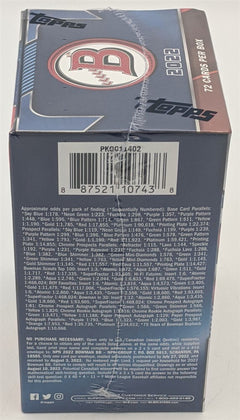 2022 Topps Bowman MLB Baseball Cards Factory Sealed 6 Pack Blaster Box-2