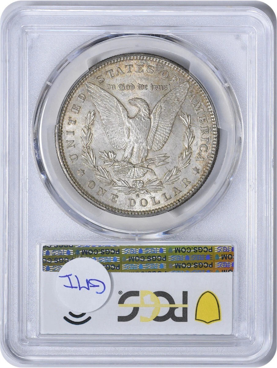 1890-S Morgan Silver Dollar AU58 PCGS-2