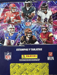 2025 Panini NFL Football Sticker Collection Box 50 Packs 250 Stickers 50 Cards-3