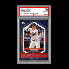 Graded 10 Aaron Judge 2025 Topps #AS-2 All Star Game SP Exclusive Redemption-1