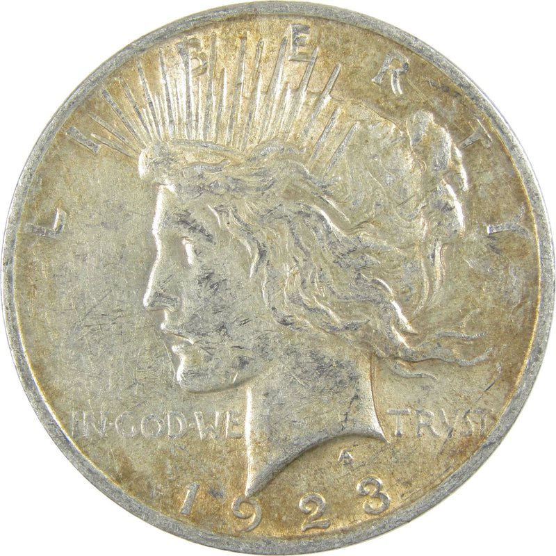 1923 Peace Dollar VF Very Fine Silver $1 Coin-1