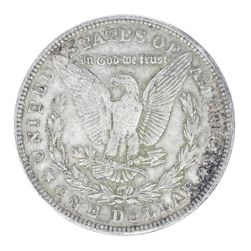 1921年 - 含銀量90%的摩根銀元（殘次品）-3