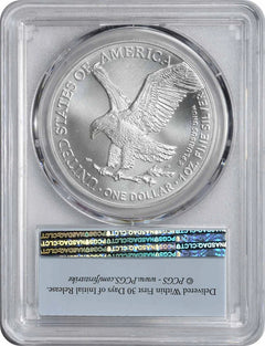2021 $1 American Silver Eagle Type 2 MS69 First Strike PCGS-2