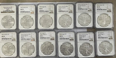 ✯ Estate Coin US American Silver Eagle ✯ PCGS/NGC Graded Unc .999 MS70 ✯ Note*✯-1