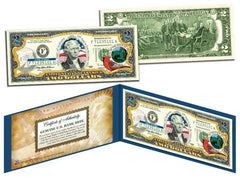 INDIANA Statehood $2 Two-Dollar U.S. Bill IN State Legal Tender-1