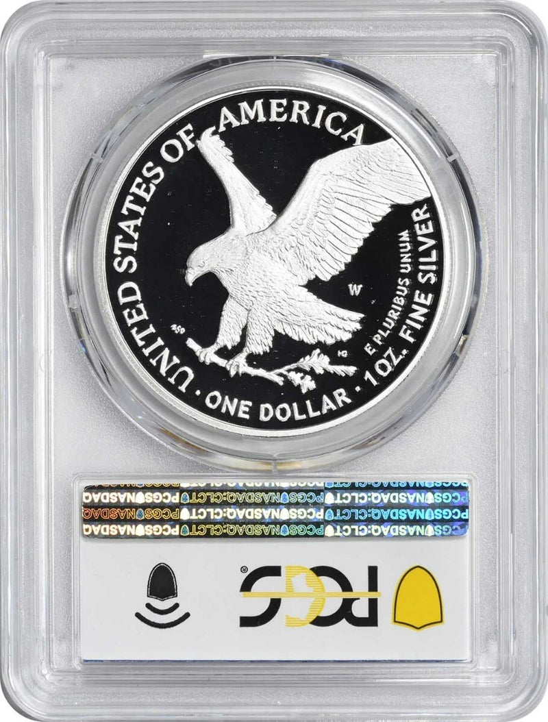 2022-W $1 American Silver Eagle PR69DCAM First Strike PCGS Struck at West Point-2
