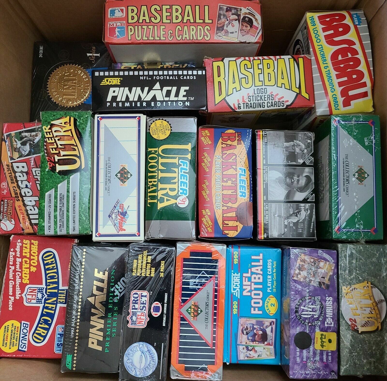 70+ Vintage Sports Cards Lot – Unopened Sealed Packs Bundle, Mixed Basketball Baseball Football Card Collection-6