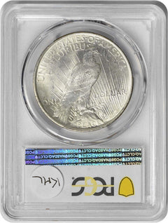 1924 Peace Silver Dollar MS63 PCGS-2