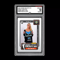Graded 10 Hailey Van Lith 2025 Panini Instant Draft 1st RC Rookie Card CHICAGO-1