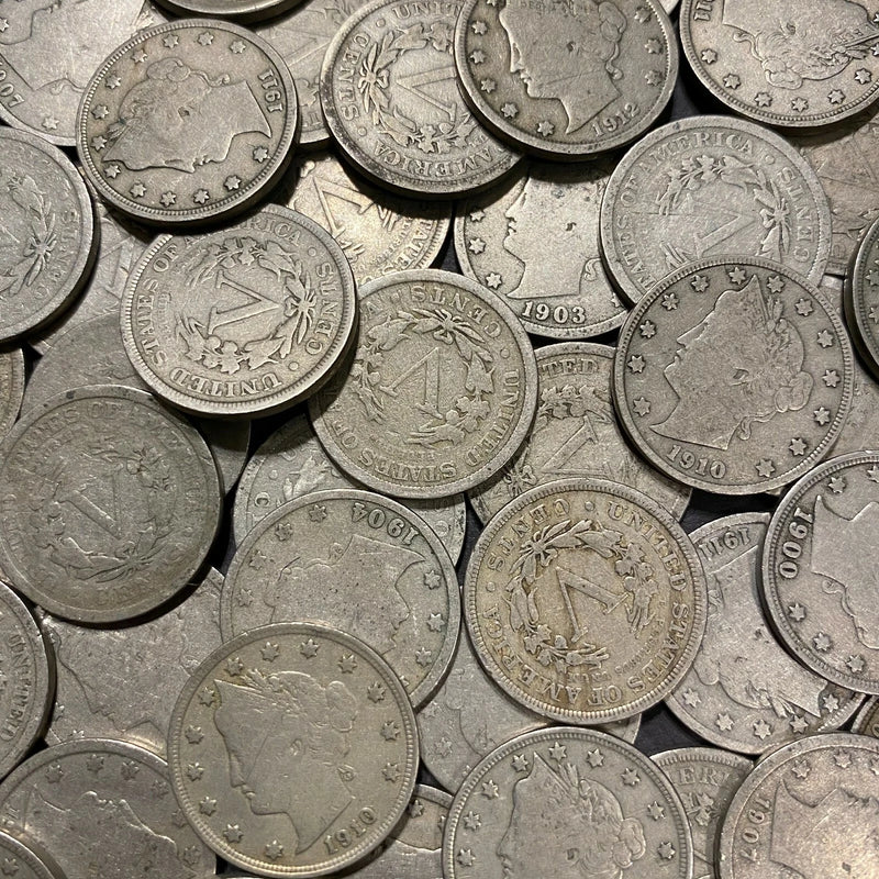 ☆ 50x Liberty Head V Nickels ☆ 5 Cent US Coins ☆ Estate Sale Lot 1883-1912 Rare☆-1