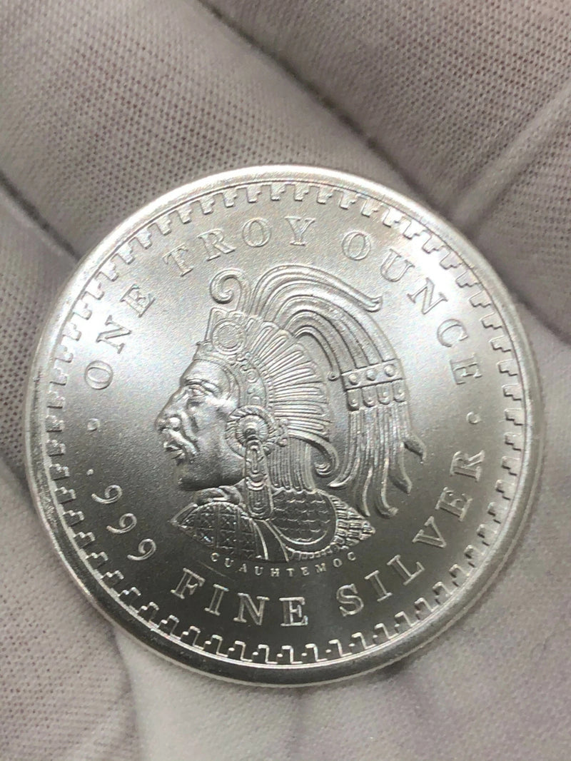 1 oz. Golden State Mint Silver Round Aztec Calendar .999 Fine - IN STOCK!-2