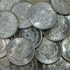 Dólar de Plata Morgan ~ 1878-1904 BRILLANTE AU/SIN CIRCULAR ~ ¡VENTA DE LOTE DE HERENCIA! Monedas M MB (43941)-1