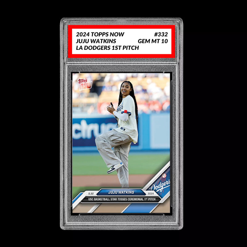 Graded 10 JuJu Watkins RC 2024 MLB TOPPS NOW Card 332 USC Basketball NCAA Rookie-1