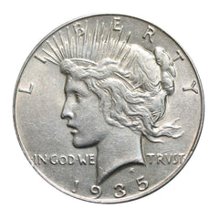 1922-1935 - Dólar de la Paz de Plata al 90%, Aproximadamente Sin Circular-3