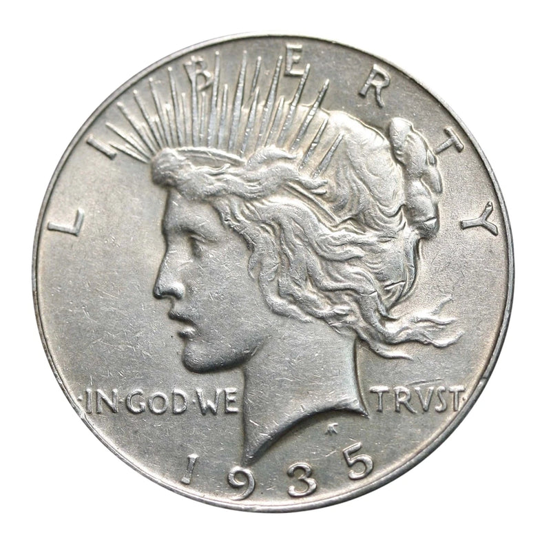 1922-1935 - Dólar de la Paz de Plata al 90%, Aproximadamente Sin Circular-3