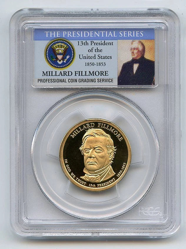 2010 S $1 Millard Fillmore Dollar PCGS PR70DCAM-2