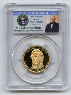 2010 S $1 Millard Fillmore Dollar PCGS PR70DCAM-2