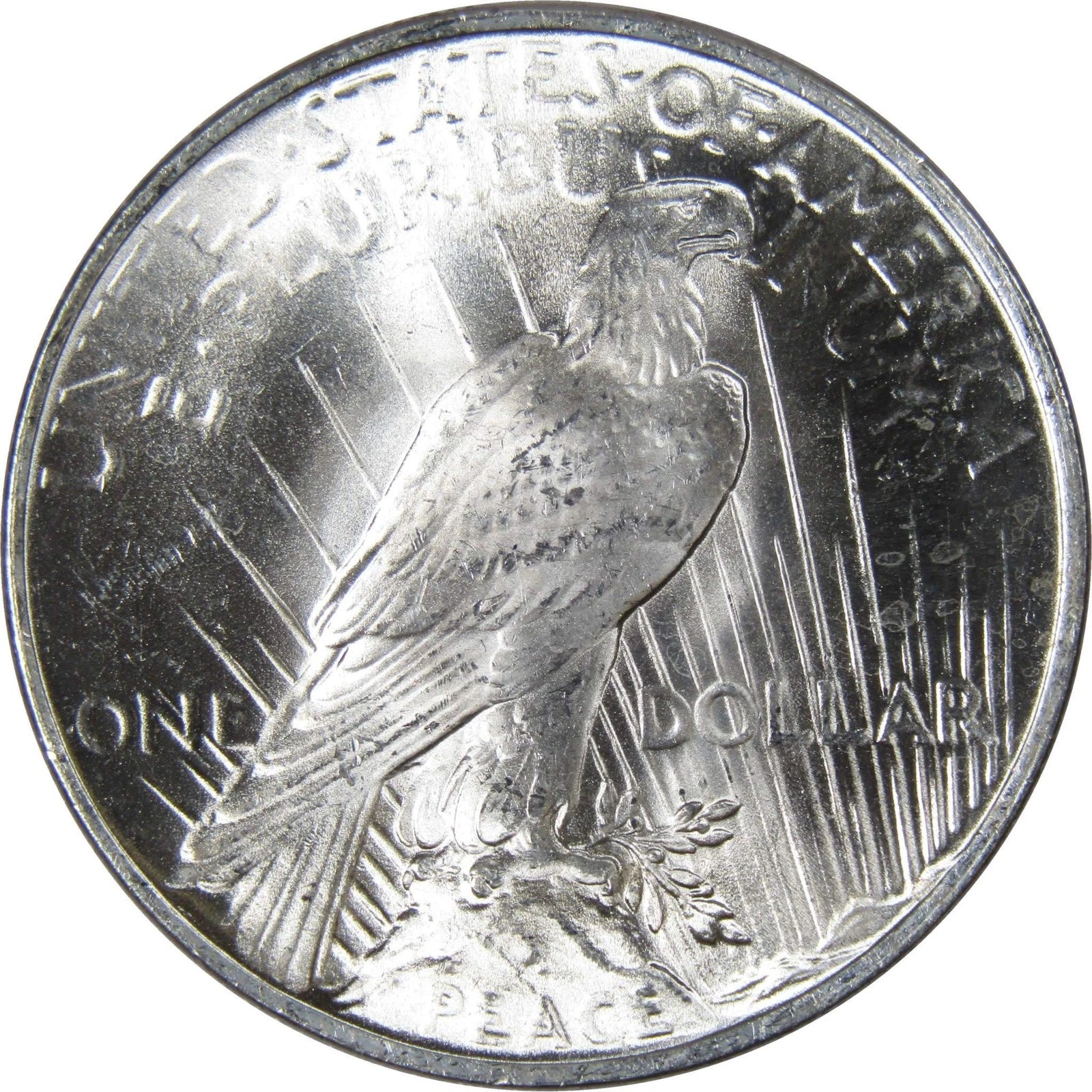 1923 Peace Dollar BU Very Choice Uncirculated Silver $1 Coin-2