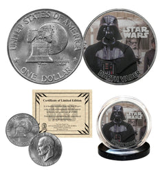 DARTH VADER - STAR WARS Officially Licensed 1976 Eisenhower IKE Dollar U.S. Coin-1