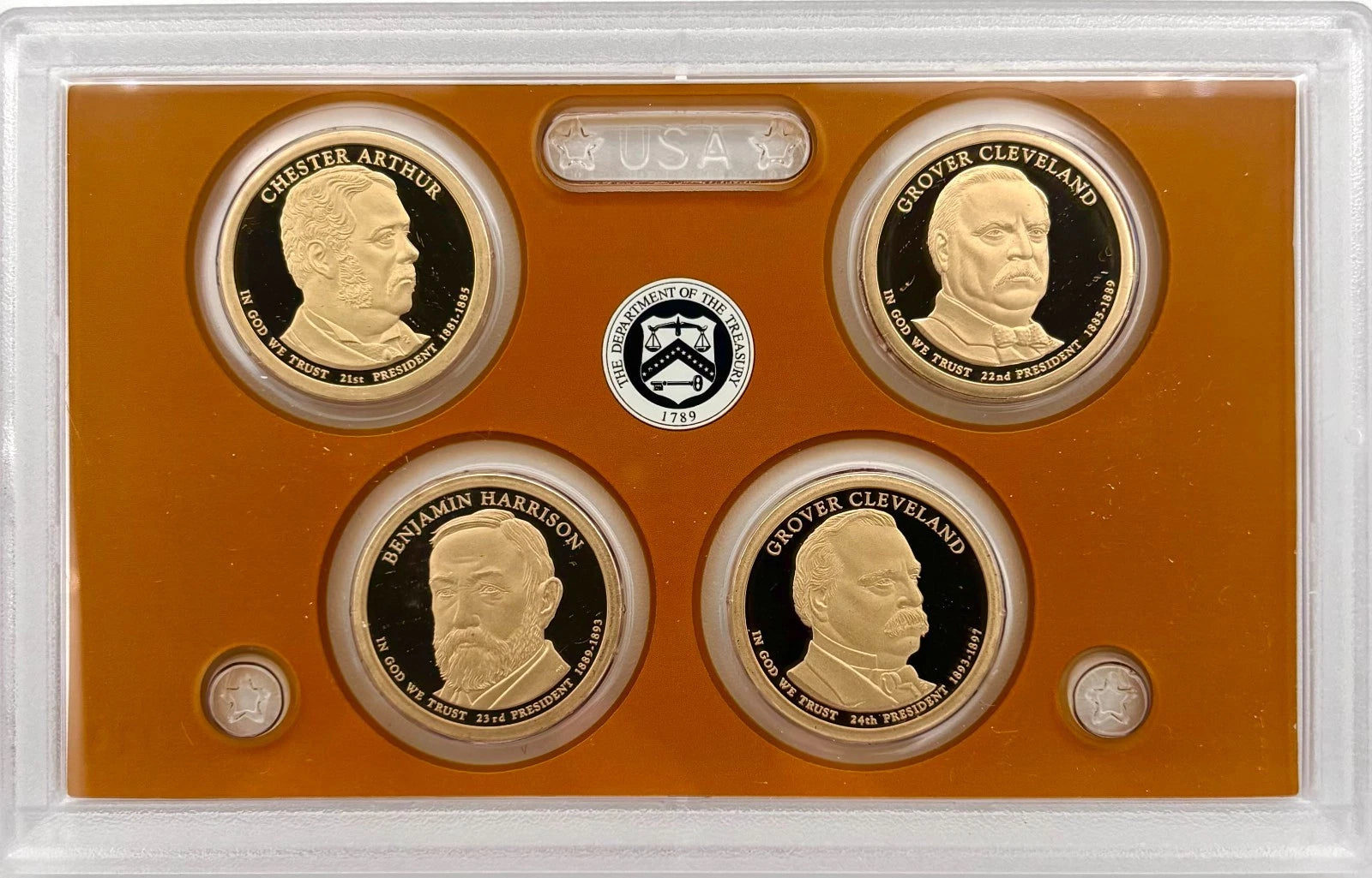 2007-2016 Presidential Dollar 39 Coin S Proof Set wOriginal Mint Lenses (No COA)-13