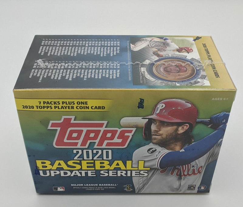 2020 Topps Update Baseball Cards Factory Sealed Blaster Box with Exclusive Coin-1