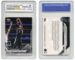 2025-26 NBA Topps Now Debut VICTOR WEMBANYAMA 1st Player Issue Card #19 - GEM 10-2