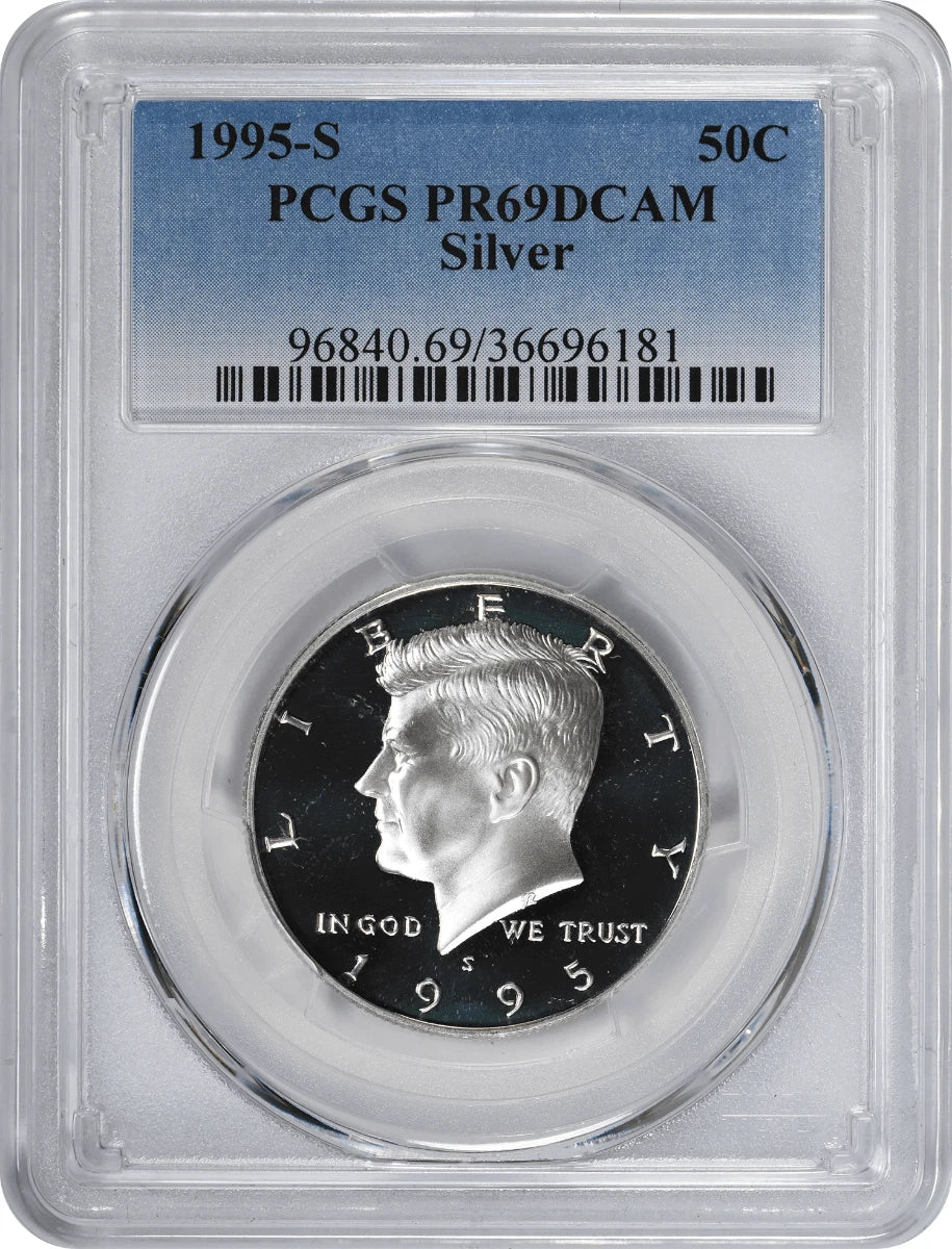 1995-S Silver Kennedy Half PR69DCAM PCGS Proof 69 Deep Cameo-1