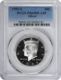 1995-S Silver Kennedy Half PR69DCAM PCGS Proof 69 Deep Cameo-1