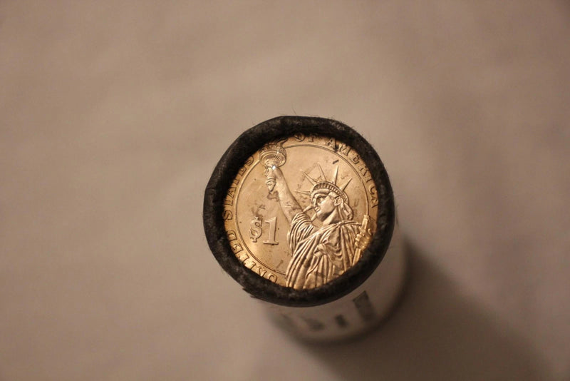 2015-P Lyndon B. Johnson Presidential $1 Coin Roll of $25 Unc US Mint BU-3