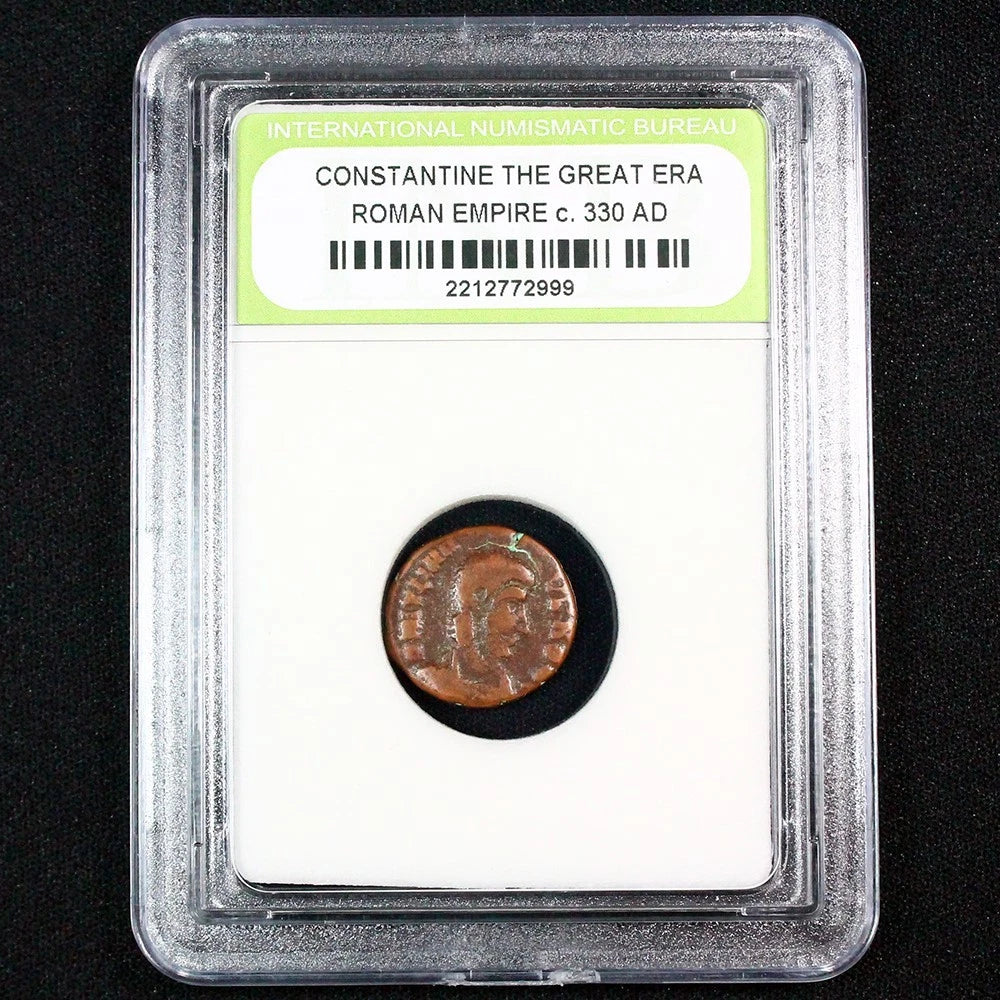 High Quality Constantine the Great Era Ancient Bronze Coin c. 330 AD-5
