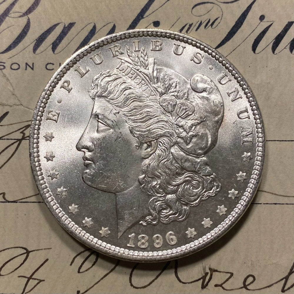 ✯(1) GEM BU O Morgan Silver Dollar From OBW Roll Estate Hoard ✯ O Mint Unc ✯-5