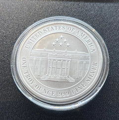 New 1oz .999 Fine Silver Round Trump Mugshot Wanted For A Second Term Capsule-5