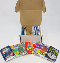 100 Unopened Vintage NFL Football Cards in factory Sealed Wax Packs-3