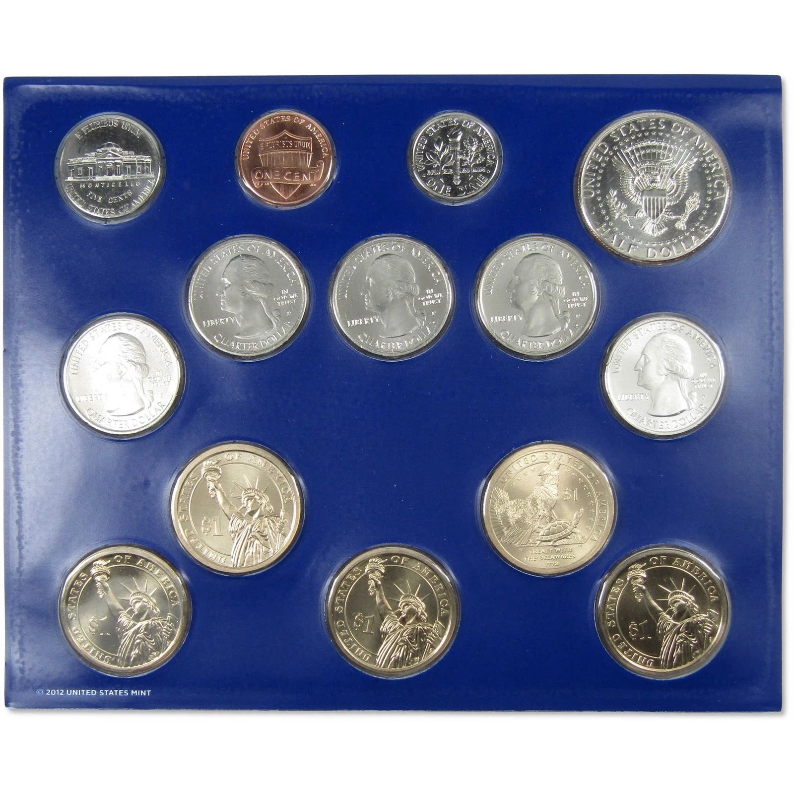 2013 Uncirculated Coin Set U.S Mint Government Packaging OGP COA-5