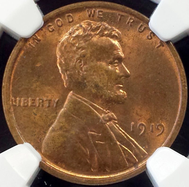 1919 Lincoln Cent certified MS 64 RB by NGC!-5