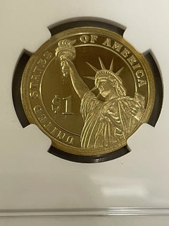 2010 Franklin Pierce One Dollar PF69 Ultra Cameo, NGC.-5
