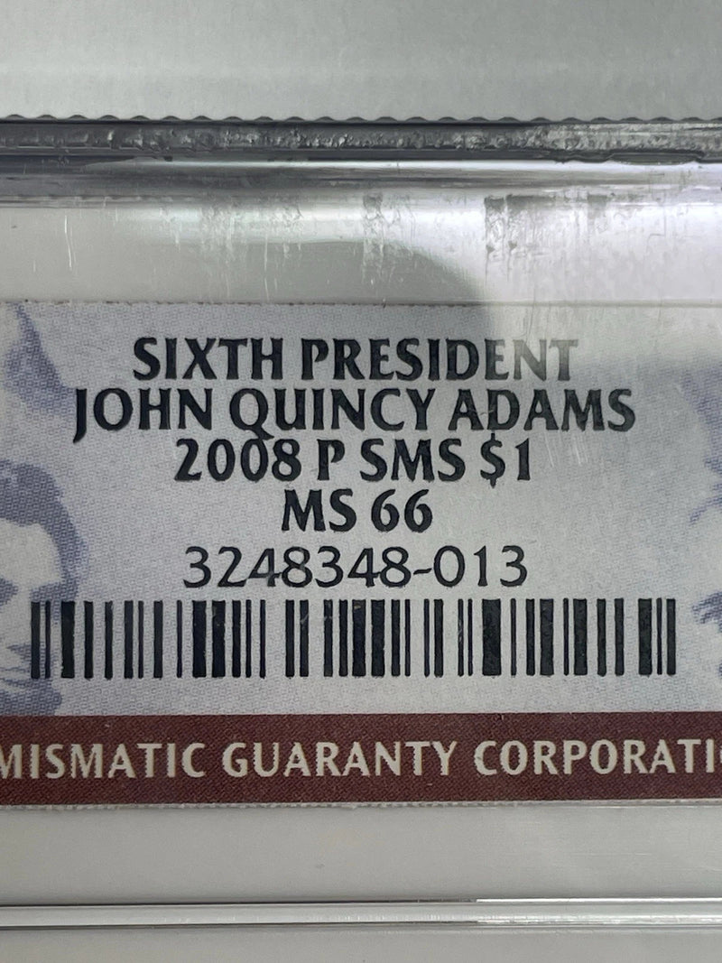 2008-P John Quincy Adams One Dollar SMS NGC MS66-5