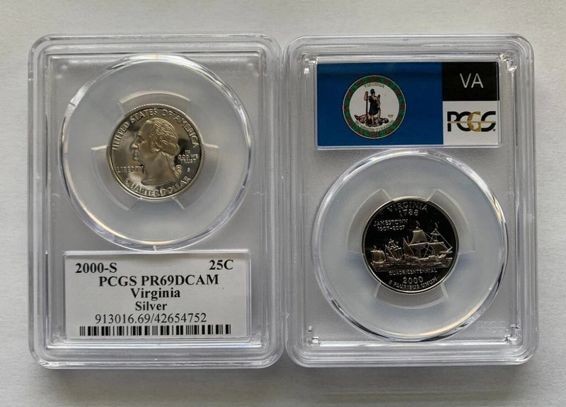 ✯ PCGS 90% SILVER Proof Coins ✯ PR69 Graded SILVER Estate Sale ✯ 1 SLAB LOT ✯-5