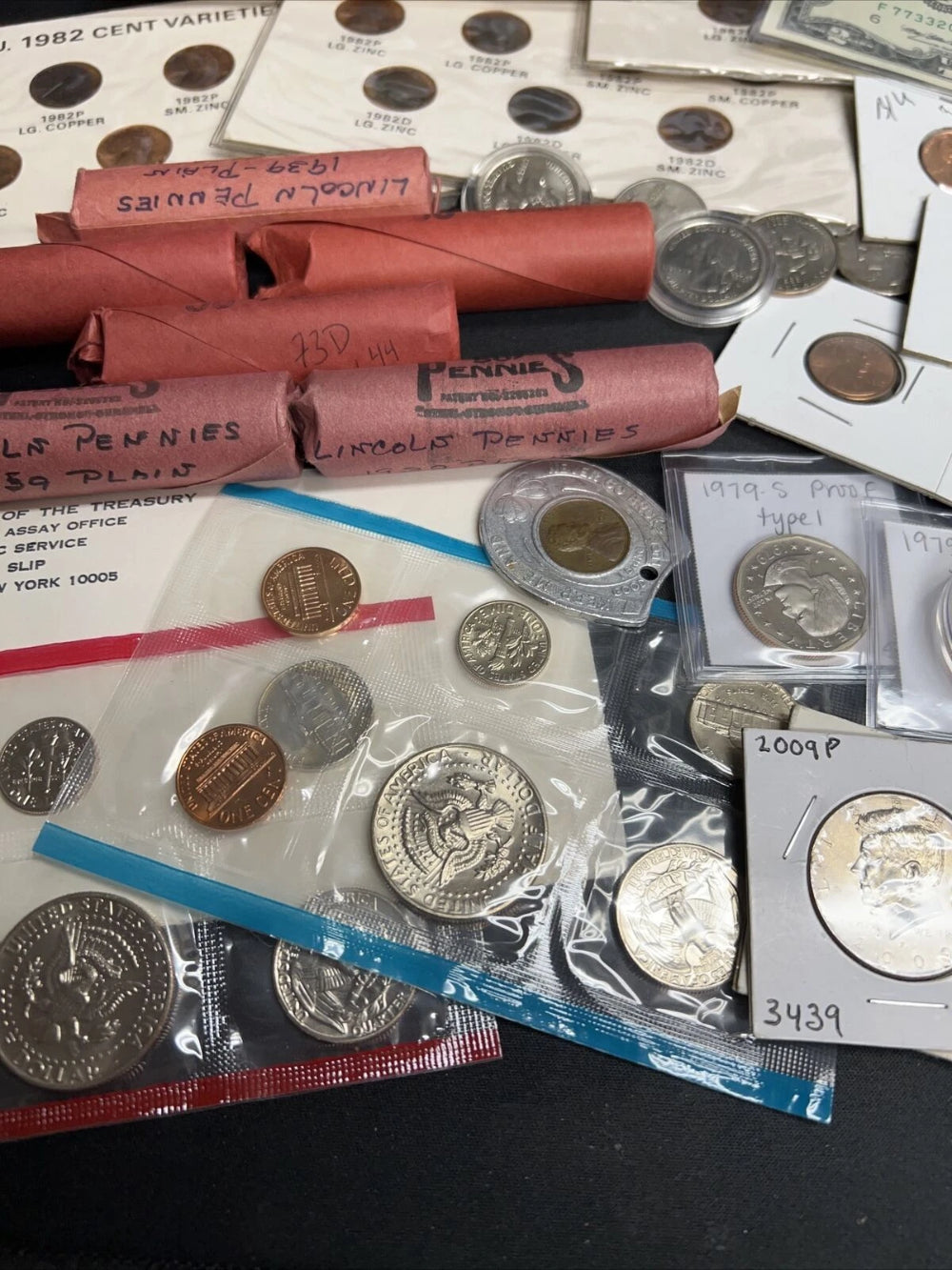 US Mint Set Estate Lot Old US Coins-5