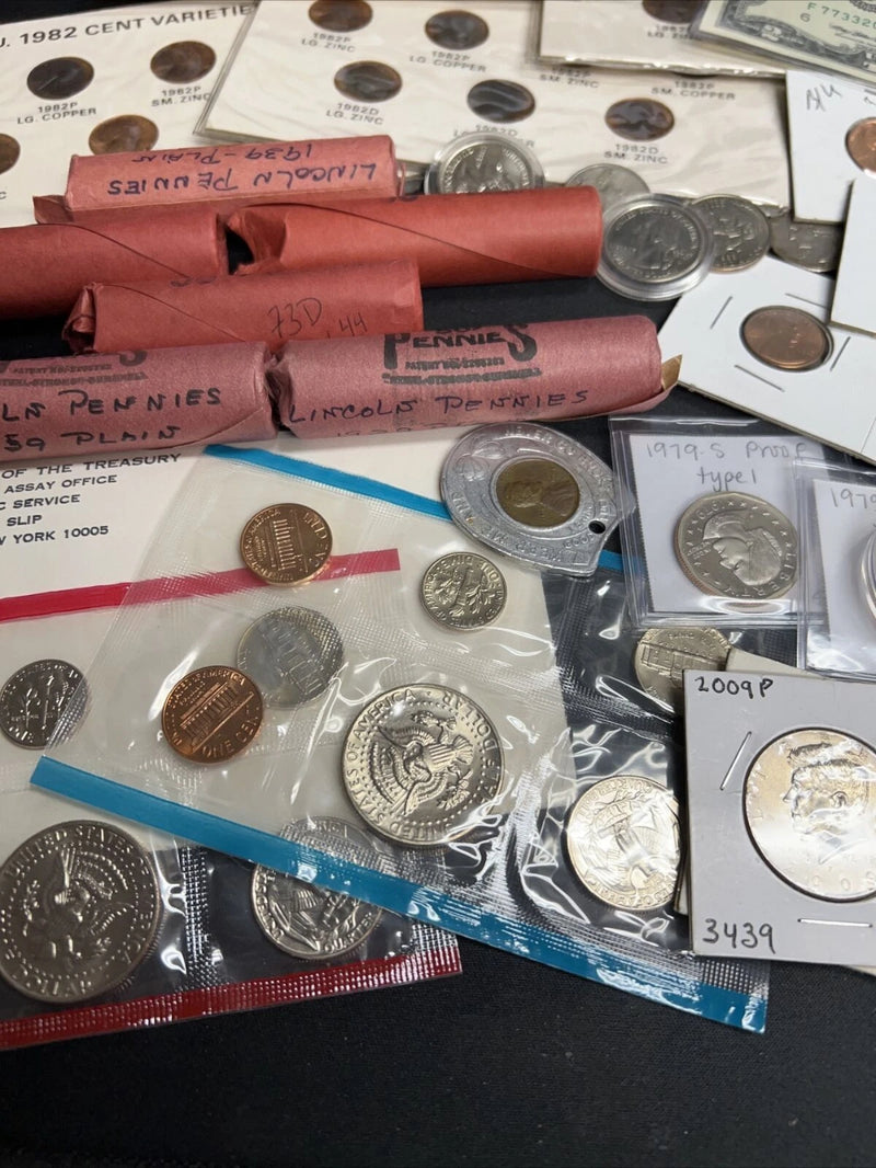 US Mint Set Estate Lot Old US Coins-5