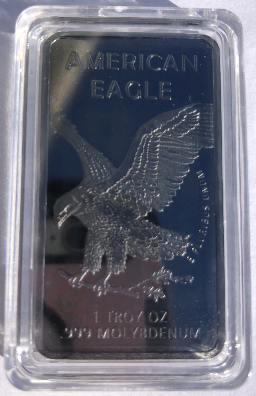 Rare 1 TROY OUNCE/OZ .999 Pure Molybdenum (Mo) Metal Walking Liberty Bar-1