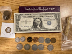 ✯ Gold and Silver Estate Lot Sale ✯ Old U.S. Coins Bullion ✯ .999 Silver Bar ✯-5