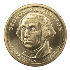 2007 -D George Washington Presidential Dollar Mint Roll BU 25 US Coin-5