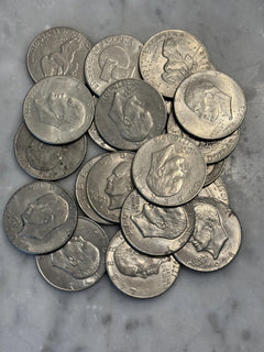 [Lote de 20] Dólar Eisenhower - 1 rollo completo - ¡Elija la cantidad de 20 rollos de monedas!-5
