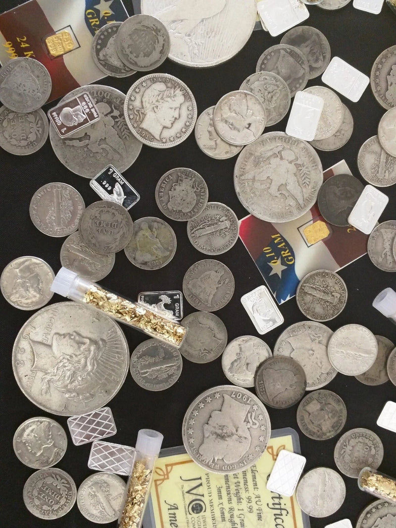 ✯ Gold and Silver Estate Lot Sale ✯ Old U.S. Coins ✯ Bullion ✯ .999 Silver Bars-5