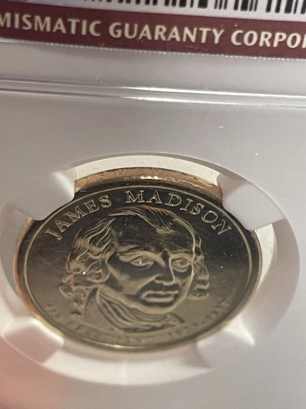 2007-D James Madison One Dollar NGC- Brilliant Uncirculated-5