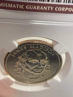 2007-D James Madison One Dollar NGC- Brilliant Uncirculated-5