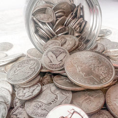 Mason Jar Silver Coin Mixed Lot | ESTATE SALE LIQUIDATION | US Silver Coins-5